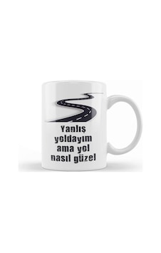 Komik Söz Yanlış Yoldayım Ama Yol Nasıl Güzel Kupa Bardak Porselen Karışık Komik Söz Yanlış Yoldayım Ama Yol Nasıl Güzel Kupa Bardak Porselen Karışık