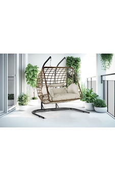 Tu Tienda Tu Tienda İki Kişilik Rattan Örgü Salıncak,kahverengi Kahverengi Tu Tienda Tu Tienda İki Kişilik Rattan Örgü Salıncak,kahverengi Kahverengi