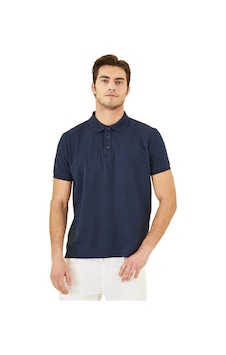 Ac&Co / Altınyıldız Classics 4A4820200047LaaXL Düğmeli Polo Yaka Cepsiz Slim Fit Erkek Tişört Lacivertvert Lacivert