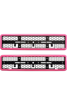 Çerçeveli Plakalık Plaka Altlığı Pembe 2& 39li