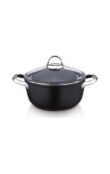 Saflon Titanyum İndüksiyon Tabanlı 24 Cm Derin Tencere - 4.7 Litre