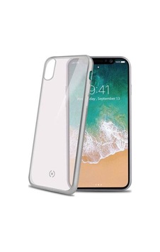 Apple Uyumlu iPhone Celly Lasermatt X İle Gümüş Kılıf Apple Uyumlu iPhone Celly Lasermatt X İle Gümüş Kılıf