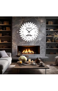 Dad Modern Ahsap Tasarımlı Dekor Duvae Saat Dad Modern Ahsap Tasarımlı Dekor Duvae Saat