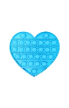 Mavi Kalp Push Bubble Pop It