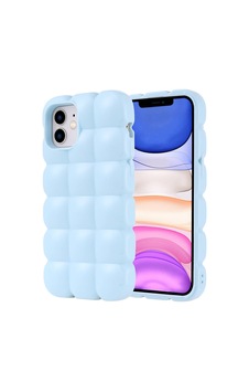 Apple Uyumlu iPhone 12 Kılıf Parlak Esnek Silikon Zore Dom Dom Kapak Mavi Apple Uyumlu iPhone 12 Kılıf Parlak Esnek Silikon Zore Dom Dom Kapak Mavi