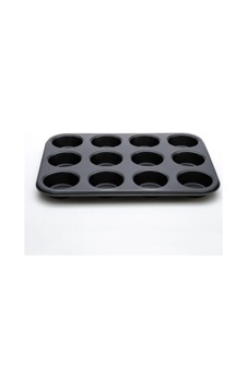 12'li Muffin Kekstra Kalıbı, Karbon Çelik, Gri, 38x27 Cm Çok Renkli 12'li Muffin Kekstra Kalıbı, Karbon Çelik, Gri, 38x27 Cm Çok Renkli