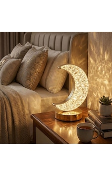 Plentiful Hilal Ay Model Kristal Led Masa Lambası Dokunmatik, 3 Renk Işık Modlu, Şarjlı Mini Dekoratif Gece Lambası Beyaz Plentiful Hilal Ay Model Kristal Led Masa Lambası Dokunmatik, 3 Renk Işık Modlu, Şarjlı Mini Dekoratif Gece Lambası Beyaz