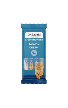 Dr. Sacchi Creamy Snack Somonlu Krema Kedi Ödülü 4 Adet Dr. Sacchi Creamy Snack Somonlu Krema Kedi Ödülü 4 Adet