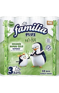 Familia Natural Tuvalet Kağıdı 32'li Familia Natural Tuvalet Kağıdı 32'li