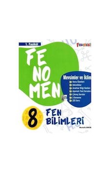 Gama 8. Sınıf Fen Bilimleri Fenomen Mevsimler ve İklim 1. Fasikül Gama 8. Sınıf Fen Bilimleri Fenomen Mevsimler ve İklim 1. Fasikül
