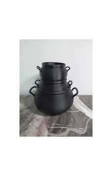 Cadılar Bayramı Cadı Kazanı Şeker Kasesi 3 Farklı Boy Siyah