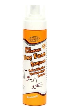 Biyoteknik Herbio Dry Foam Şampuan Kedi ve Köpekler İçin Kuru Köp