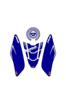 GP Kompozit Yamaha R6 2017-2023 Uyumlu Tank Pad Seti Mavi