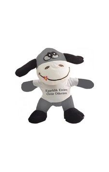 Oyuncak Peluş Eşek Eşeklik Ettim Tişörtlü Çok Renkli