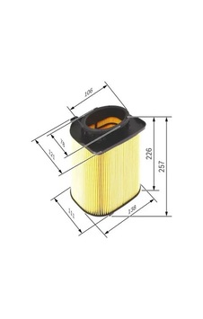 Mercedes C200 W205 Hava Filtresi 2014-2018 Bosch F026400480 Mercedes C200 W205 Hava Filtresi 2014-2018 Bosch F026400480