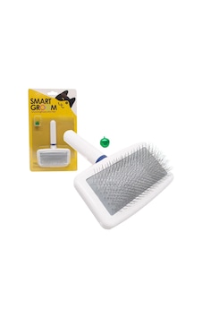 Kaixin Kedi Köpek Plastik Saplı Tel Fırça 11 x 6 CM