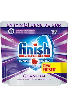 Finish Quantum Bulaşık Makinesi Deterjanı 100 Tablet Finish Quantum Bulaşık Makinesi Deterjanı 100 Tablet
