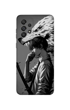 Samsung Galaxy M52 Uyumlu Baskılı Şeffaf Telefon Kılıfı Koleksiyon: Animesoul Sketchbook 1
