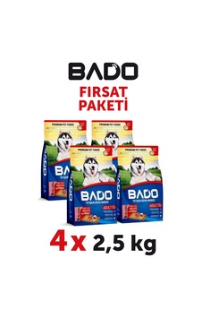 Bado Yetişkin Köpek Maması Kuzu Etli 2,5 Kg 4'lü Bado Yetişkin Köpek Maması Kuzu Etli 2,5 Kg 4'lü