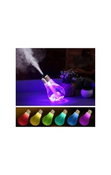 Ylang Yağı Serinletici Ampul Hava Nemlendirici Usb Su Hazneli Soğuk Buharlı Işıklı Ylang Yağı Serinletici Ampul Hava Nemlendirici Usb Su Hazneli Soğuk Buharlı Işıklı