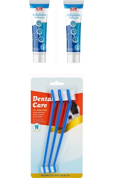 Bio Petactive Biodent Enzymatic Köpek Diş Macunu 100 Ml X 2 Adet + Diş Fırçası 3 Lü Bio Petactive Biodent Enzymatic Köpek Diş Macunu 100 Ml X 2 Adet + Diş Fırçası 3 Lü