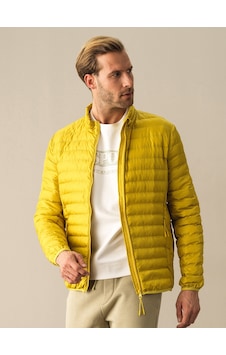 Xint Sarı Regular Fit Dik Yaka Şişme Mont 190527 Xint Sarı Regular Fit Dik Yaka Şişme Mont 190527