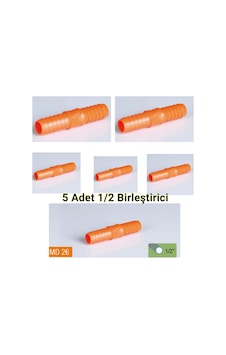 5 Adet 1/2" Hortum Birleştirme Aparatı Plastik 5 Adet 1/2" Hortum Birleştirme Aparatı Plastik