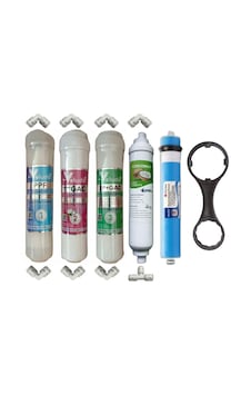 Su Arıtma Cihazı Veluda İnline Filtre Takımı 5'li Set Su Arıtma Cihazı Veluda İnline Filtre Takımı 5'li Set