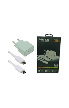 Meta Mp2510bcc 25w Pd& Type-c To Type-c Kablo Meta Mp2510bcc 25w Pd& Type-c To Type-c Kablo