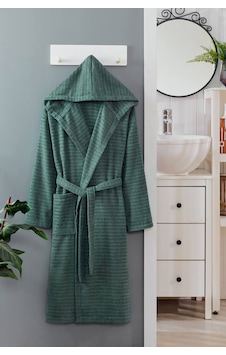 Kapüşonlu Unisex Banyo Bornozu %100 Soft Pamuklu 001 Kapüşonlu Unisex Banyo Bornozu %100 Soft Pamuklu 001
