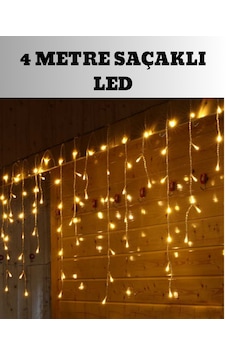 4 - 278 - Metre Şelale Led Işık - Csmo-tex - Perdesi Dekoratif Standart