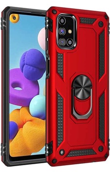 Galaxy M31s Kılıf Zore Vega Kapak Kırmızı