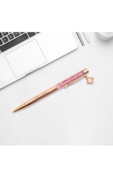 Isme Özel Rose Taşlı Metal Tükenmez Kalem Isme Özel Rose Taşlı Metal Tükenmez Kalem