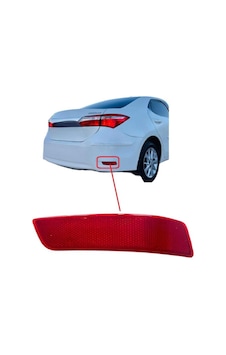 Toyota Corolla Tampon Reflektörü Arka Sağ 2013-2018 Toyota Corolla Tampon Reflektörü Arka Sağ 2013-2018