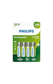 Philips Şarj Edilebilir 2100 Mah 4'lü Aa Kalın Kalem Pil