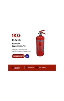 4 Yıl Garantili Abc Tozlu Yangın Söndürücü - Ce Ve Tse Belgeli 1 Kg 4 Yıl Garantili Abc Tozlu Yangın Söndürücü - Ce Ve Tse Belgeli 1 Kg