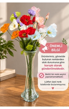 4 Çiçekli Gelincik Yapay Çiçek Dalı 60 Cm 1 Adet Renk Seçeneği Yoktur Stok Durumuna Göre Gönderilir Renkli 4 Çiçekli Gelincik Yapay Çiçek Dalı 60 Cm 1 Adet Renk Seçeneği Yoktur Stok Durumuna Göre Gönderilir Renkli