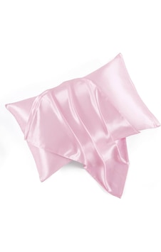 Pembe Renkli % 100 İpek Yastık Kılıfı Pembe Renkli % 100 İpek Yastık Kılıfı