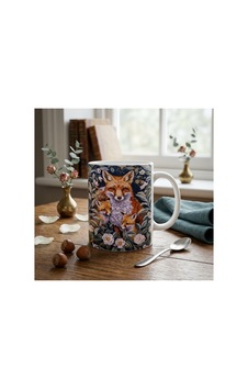 Vixen And Cubs Tasarım Seramik Kupa Bardak 9.5 Cm - Tilki Motifli Kahve Bardağı Çok Renkli Vixen And Cubs Tasarım Seramik Kupa Bardak 9.5 Cm - Tilki Motifli Kahve Bardağı Çok Renkli