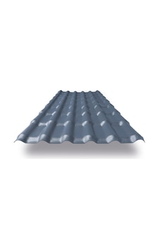 Pvc Kiremit Levha, Antrasit, 89x262 Cm, 2.5 Mm 1 Adet 2,09 M2