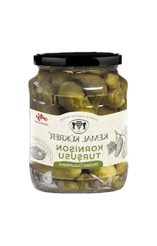 680 Gr Cam Kavanozda Kornişon Turşu No:2 Açık Kahverengi 680 Gr Cam Kavanozda Kornişon Turşu No:2 Açık Kahverengi