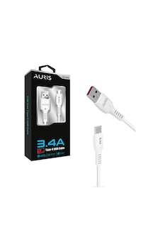 Ars-cb06 3.4a Type-c Hızlı Şarj Ve Data Kablosu 2 Metre Ars-cb06 3.4a Type-c Hızlı Şarj Ve Data Kablosu 2 Metre
