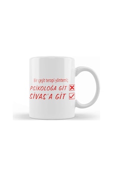 Bir Çeşit Terapi Yönetimi Psikolağa Git Sivasa Git Kupa Bardak Porselen No9038 Karışık Bir Çeşit Terapi Yönetimi Psikolağa Git Sivasa Git Kupa Bardak Porselen No9038 Karışık
