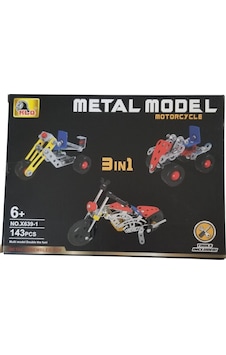 Akıllıelma-kızılkaya Kzl-x639-1 Araçlı 3in1 Motorcycle Metal Lego