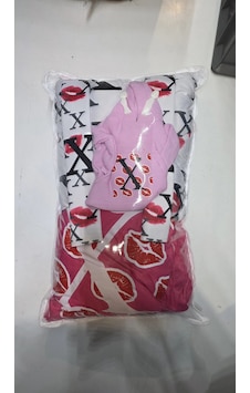 Pınk Pembe Süper Set Dörtlü Servis Kılıfı + İkili Yastık Ve Kemer Kılıfı +vites Poları Pınk Pembe Süper Set Dörtlü Servis Kılıfı + İkili Yastık Ve Kemer Kılıfı +vites Poları