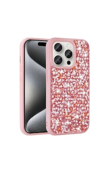 Apple Uyumlu iPhone 15 Pro Max Kılıf Parlak Taşlı Tasarım Zore Linea Diamond Kapak Çok Renkli Apple Uyumlu iPhone 15 Pro Max Kılıf Parlak Taşlı Tasarım Zore Linea Diamond Kapak Çok Renkli