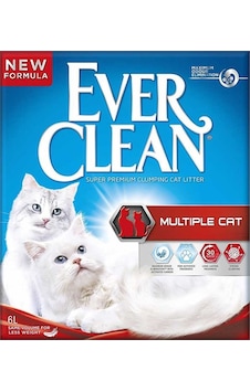 Ever Clean Multiple Cat İnce Topaklaşan Bentonit Kedi Kumu 6 L