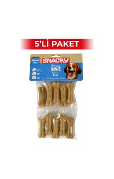 Snacky Natural Köpek Çiğneme Kemiği 5 Cm 10'lu 5 Paket Snacky Natural Köpek Çiğneme Kemiği 5 Cm 10'lu 5 Paket
