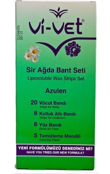 Vi-Vet Azulen Tüm Vücut için Sir Ağda Bandı 41'li Vi-Vet Azulen Tüm Vücut için Sir Ağda Bandı 41'li