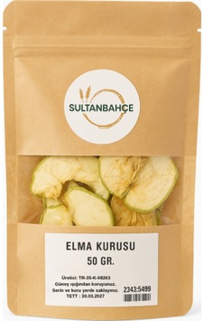 Doğal Elma Kurusu 50 Gr - Kurutulmuş Elma Dilimleri - Şeker Ilavesiz - Atıştırmalık Diğer Doğal Elma Kurusu 50 Gr - Kurutulmuş Elma Dilimleri - Şeker Ilavesiz - Atıştırmalık Diğer